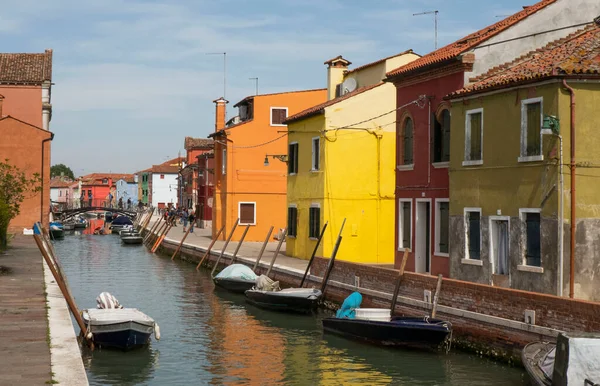 2019 Italia Venezia Canali Dell Isola Burano — Foto Stock