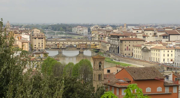 Італія Флоренс Панорама Міста — стокове фото