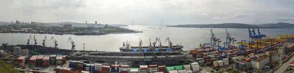 2020 Rusya Primorye Vladivostok Panoraması — Stok fotoğraf