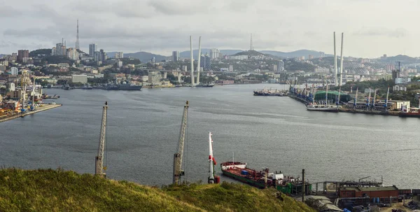 2020 Rusland Primorye Panorama Van Vladivostok — Stockfoto