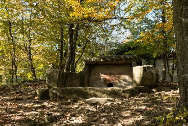 Russia Dzhubga Dolmen Nel Parco Cittadino — Foto Stock