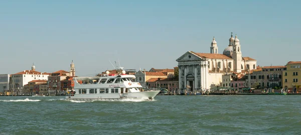 Olaszország Velencében Giudecca Csatorna Látképe — Stock Fotó