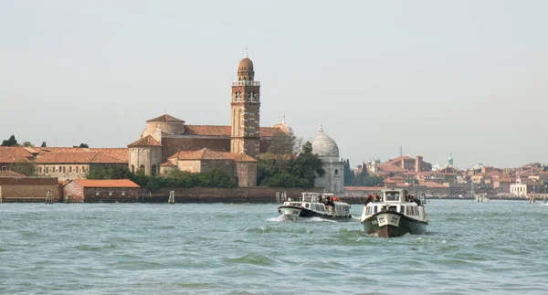 2019 Olaszország Velencében Vaporetto Lagúnában Murano Sziget Közelében — Stock Fotó