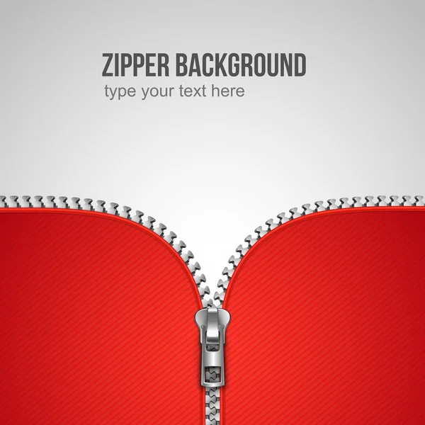 Zipper background — Stock Vector