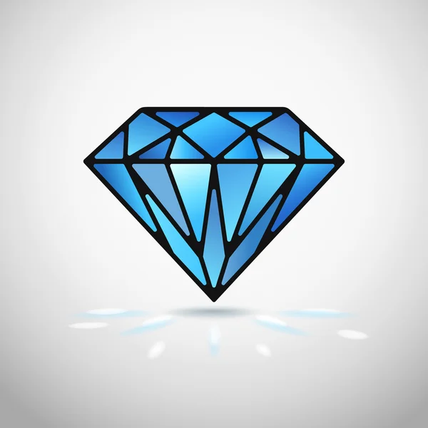 Vector diamant — Stockvector