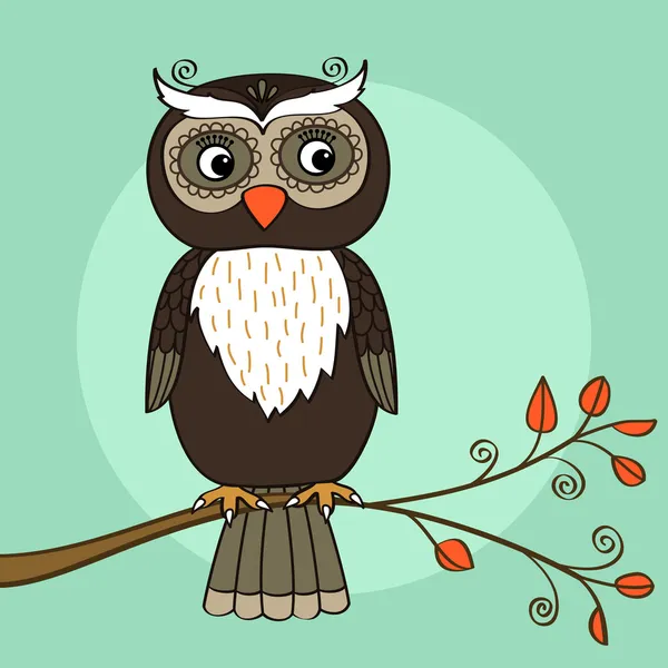 Hibou — Image vectorielle