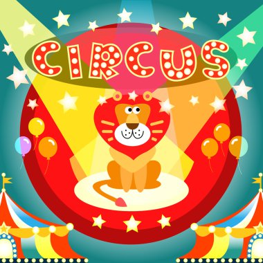 Circus poster clipart