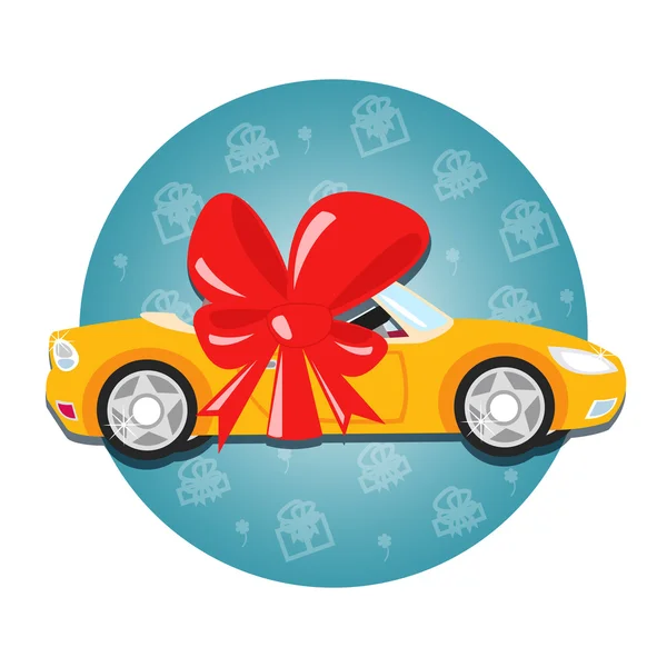 Car gift — Stock Vector