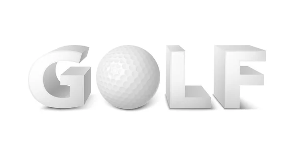 Logo de golf — Vector de stock