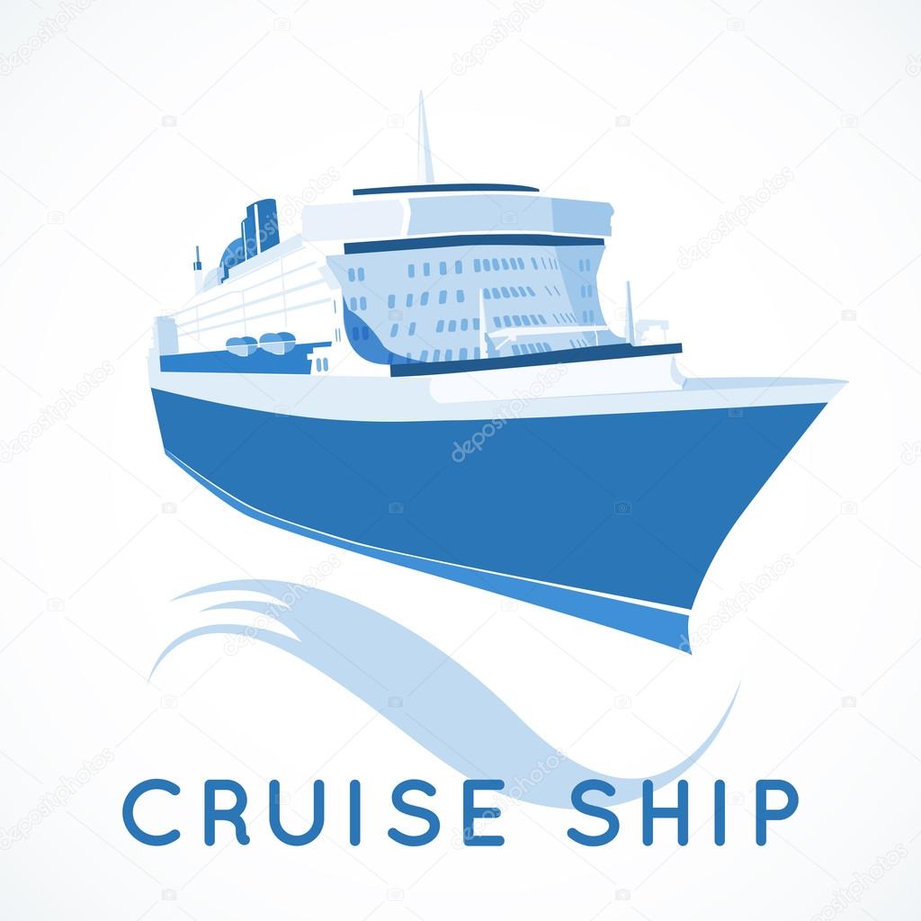 Cruise ship label