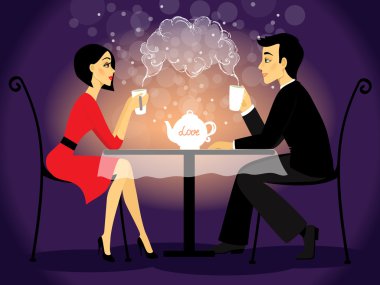 iki sahne dating, aşk itirafı