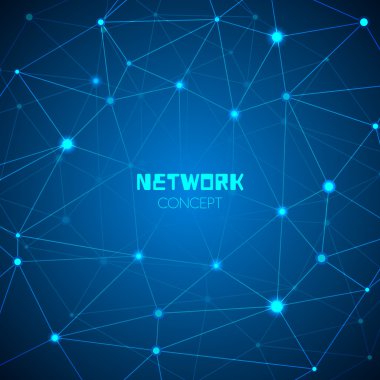 Abstract technology network concept