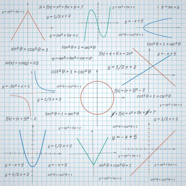 Matematik kağıt arka plan