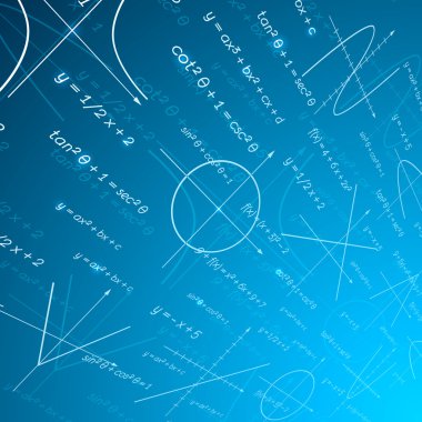 Matematik perspektif arka plan