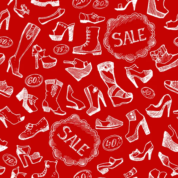 Sapatos sem costura fundo —  Vetores de Stock