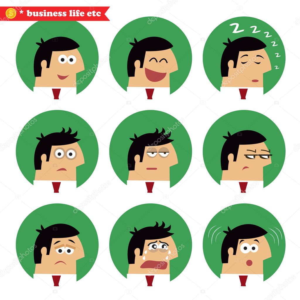 Business facial emotions