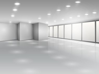 ışık konferans odası veya office open space iç