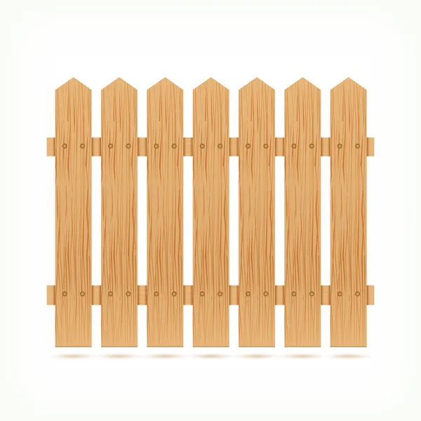 Wooden fence tile — Stock Vector