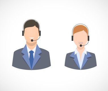 çağrı merkezi destek personeli personel simgeleri