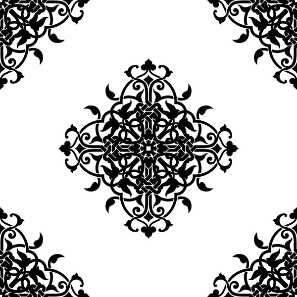 Arapça veya Müslüman tarzı dekoratif fractal — Stok Vektör