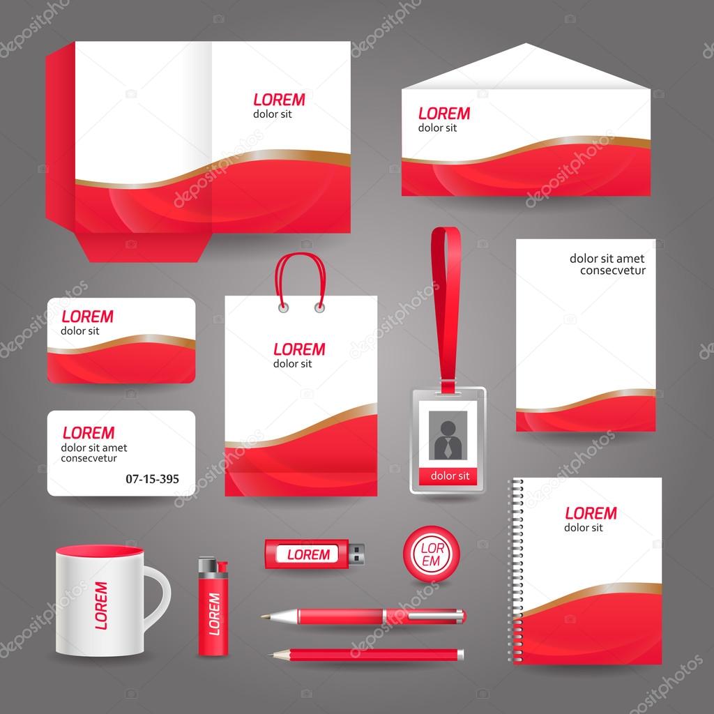 business stationery template