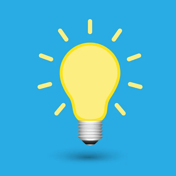 Light bulb creative idea — Stock Vector