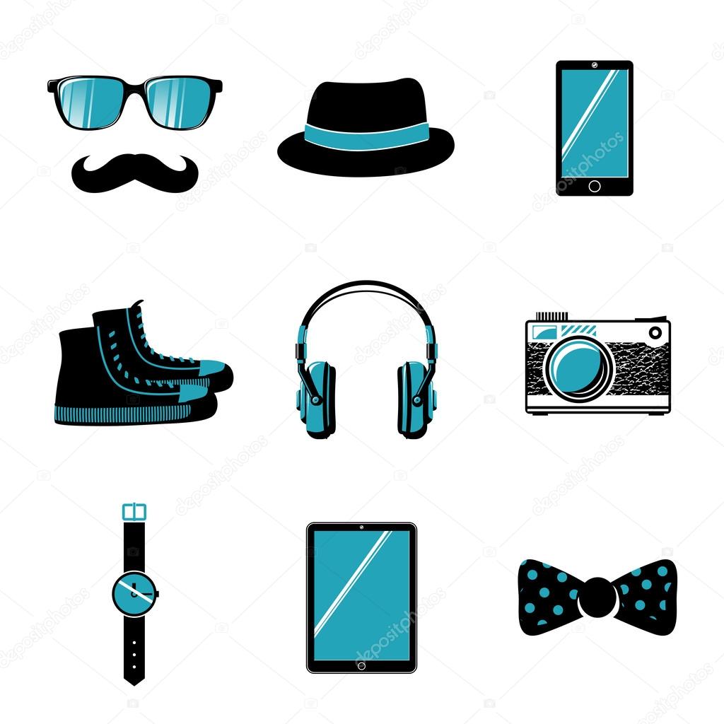 Hipster items collection