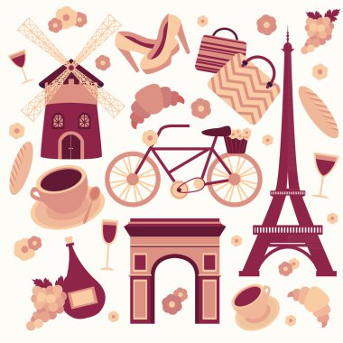 Paris semboller koleksiyonu