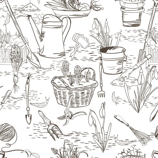 Gardening Fork Drawing
