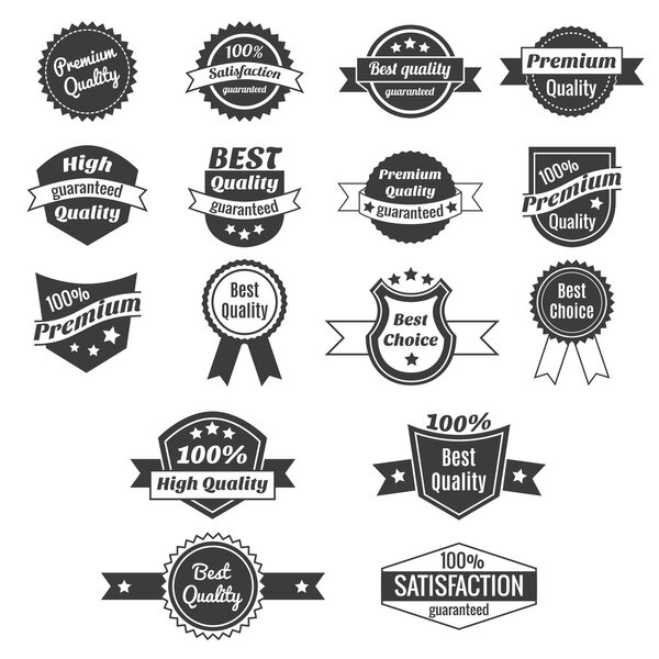Collection of product price labels