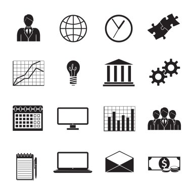 iş düz genel simgeler kümesi