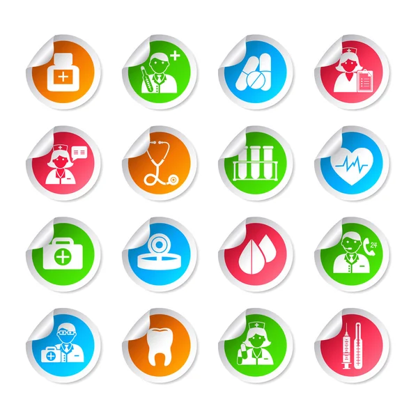 Stickers icône santé médicale — Image vectorielle