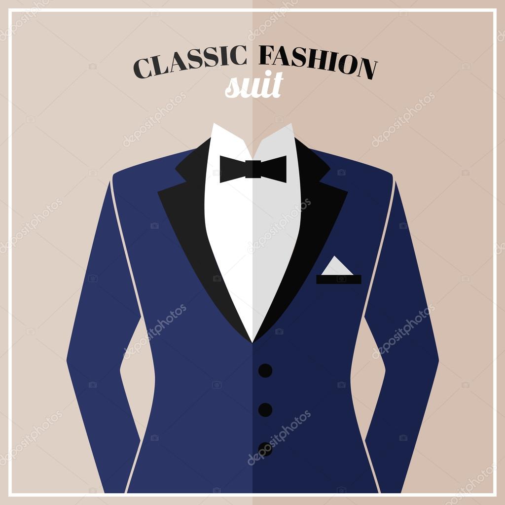 tuxedo jacket clipart