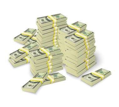para yığınları banknotlar kazık kavramı