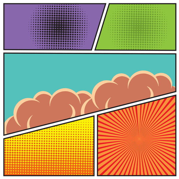 Бланк пузыря комической речи
