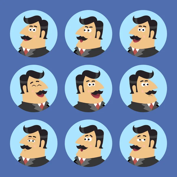 Business Shareholder Icon Set — Stock Vector