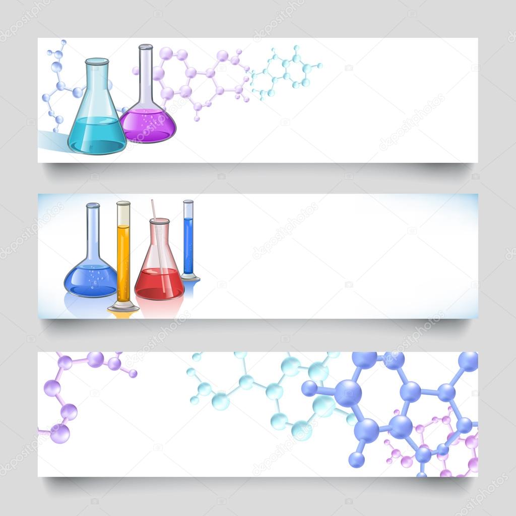 Chemical laboratory banners