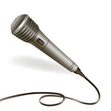 izole mikrofon amblemi