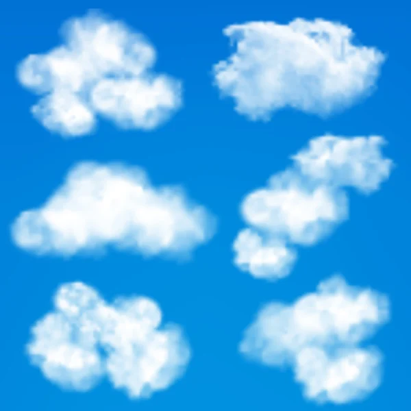 Sky felhők háttér — Stock Vector