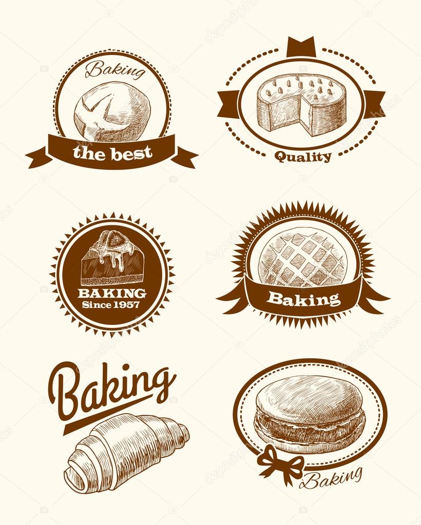 Pastry and bread labels