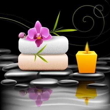 Spa koyu arka plan