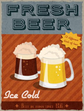 bira retro poster