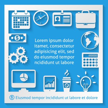 iş kağıt çerçevesi