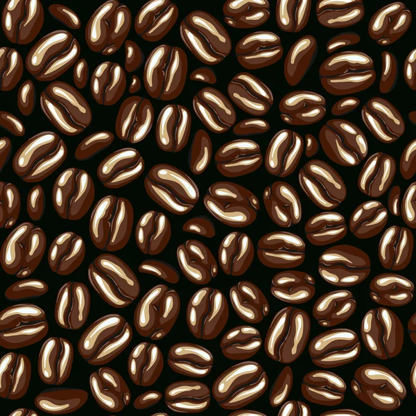 Káva bezešvé vzor — Stockový vektor