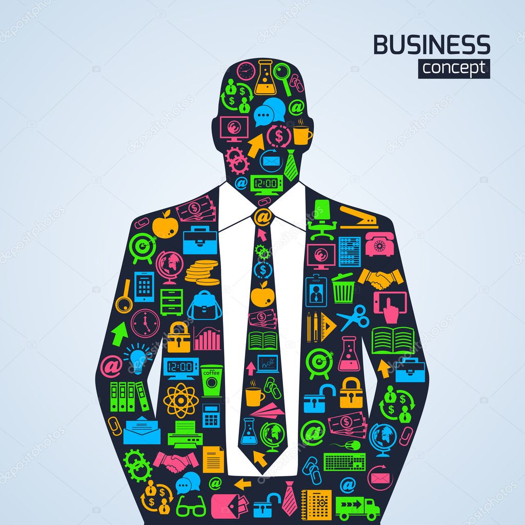 Business concept icons person