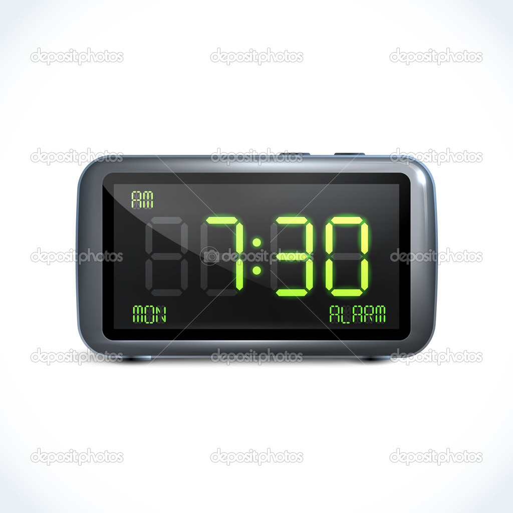 Digital alarm clock