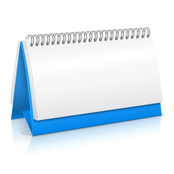 Paper calendar mockup — Stock Vector