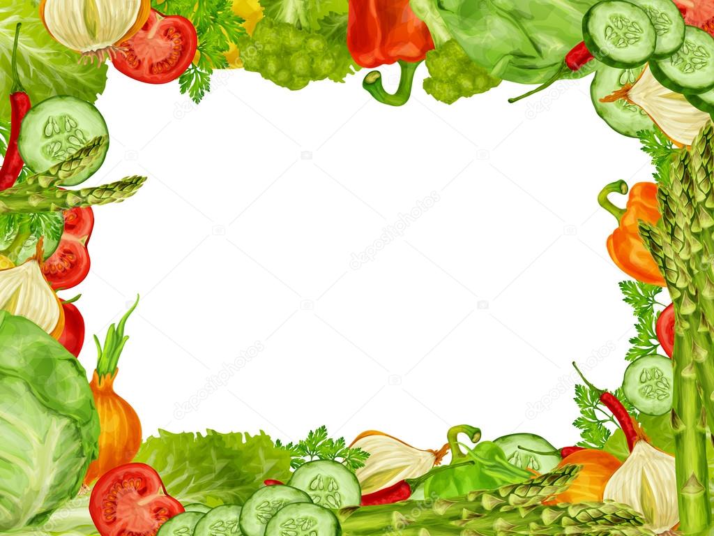 Vegetables set frame