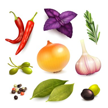 bitki ve baharat seti