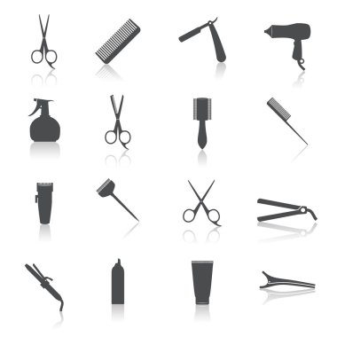 Kuaför Icons set